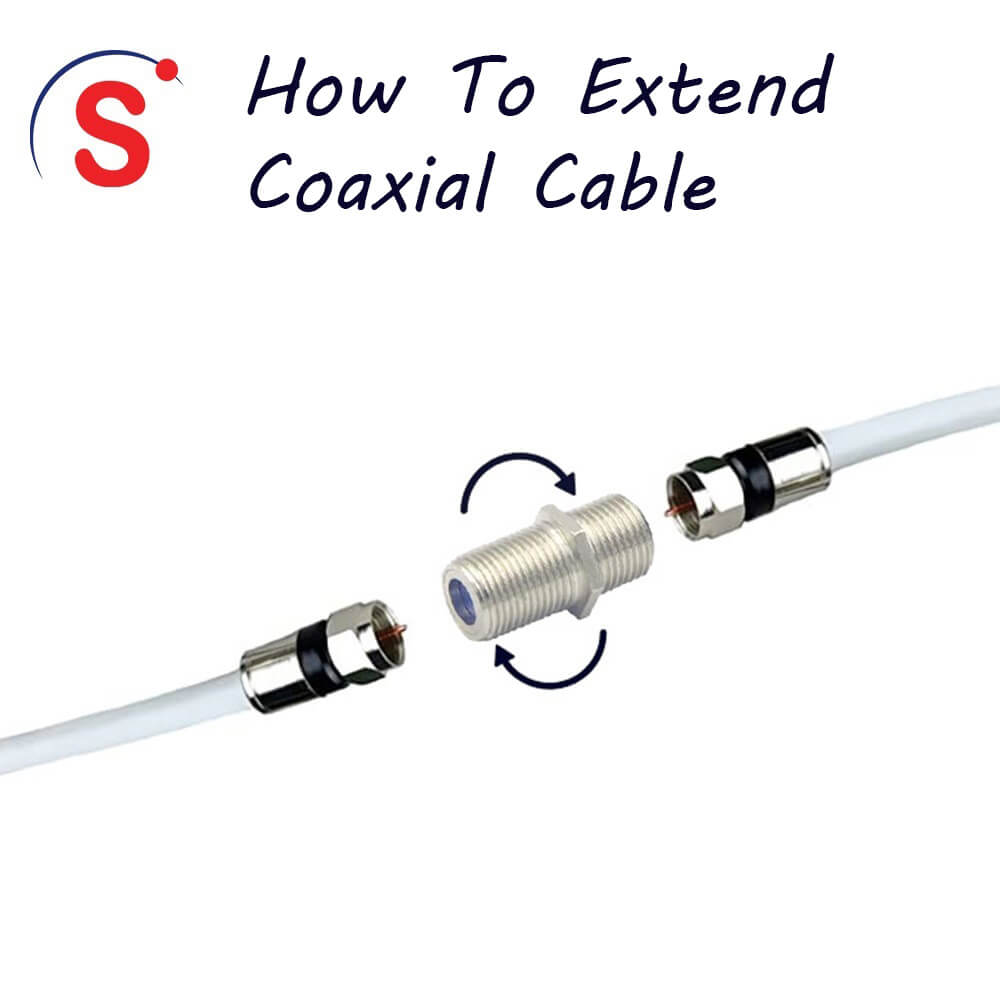 How To Extend Coaxial Cable For My TV Antenna or Cable box or Satellite