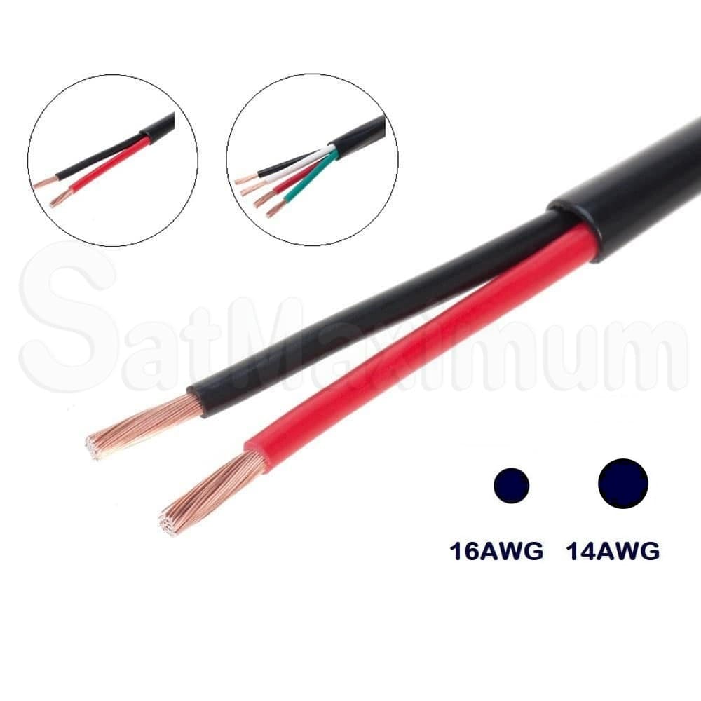 UV Rated Direct Burial Outdoor Speaker Wire, Bulk, Spool, SatMaximum
