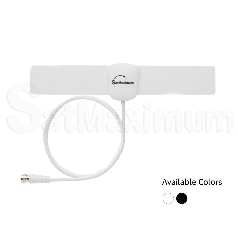 25 miles HDTV Ultra Thin Indoor Antenna White