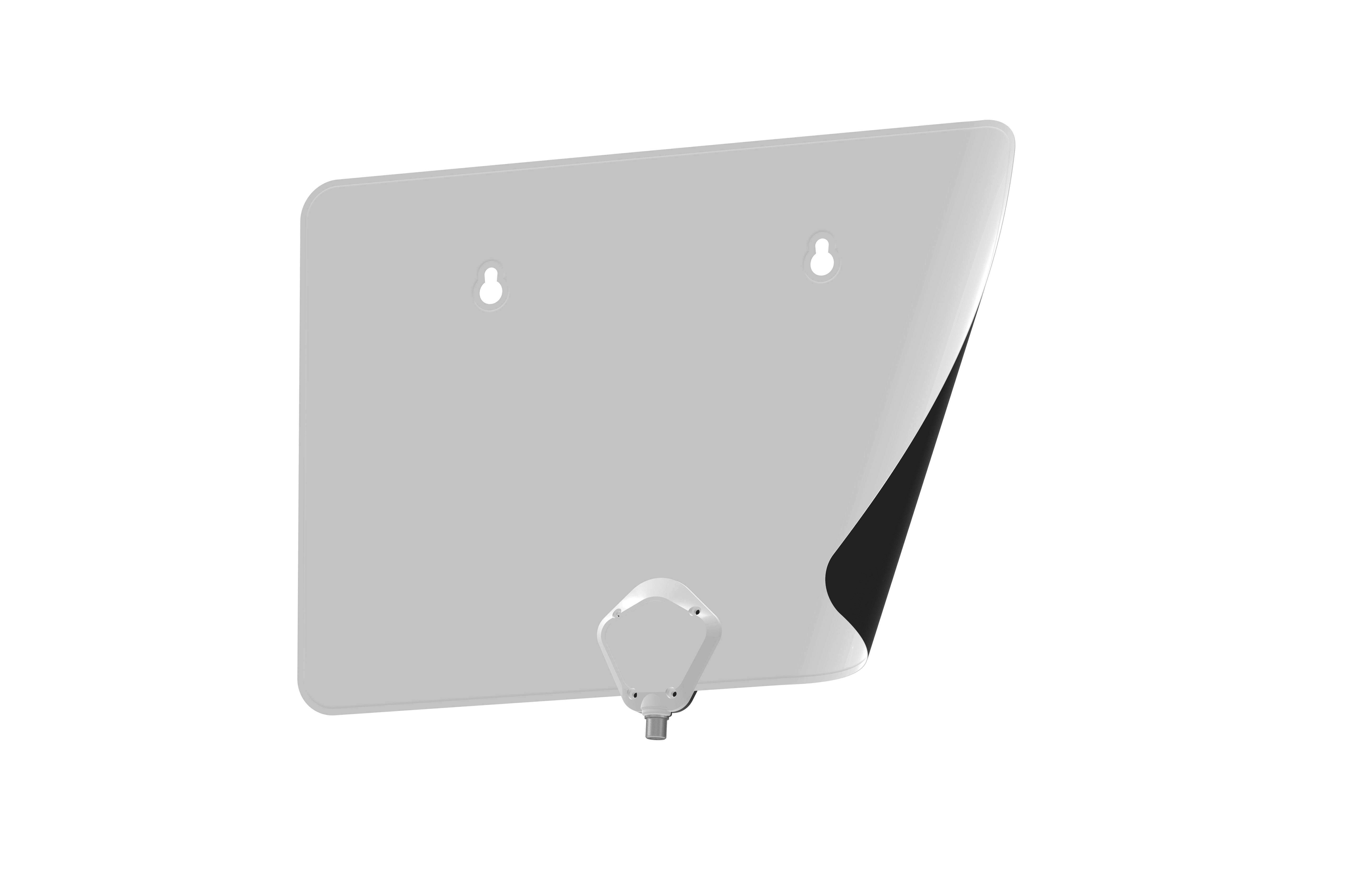 45 Miles Indoor Dual-Color HDTV Antenna with Detached Cable