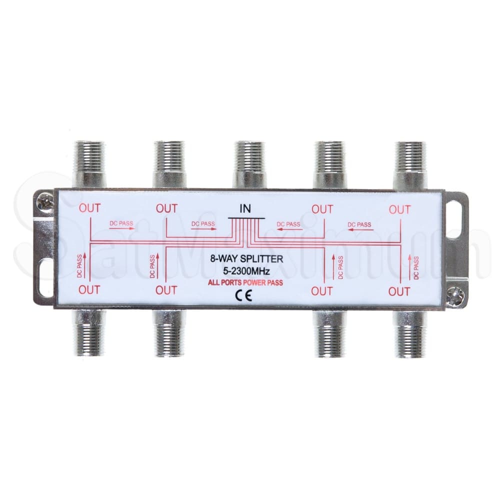 8 Way Coaxial Cable Splitter