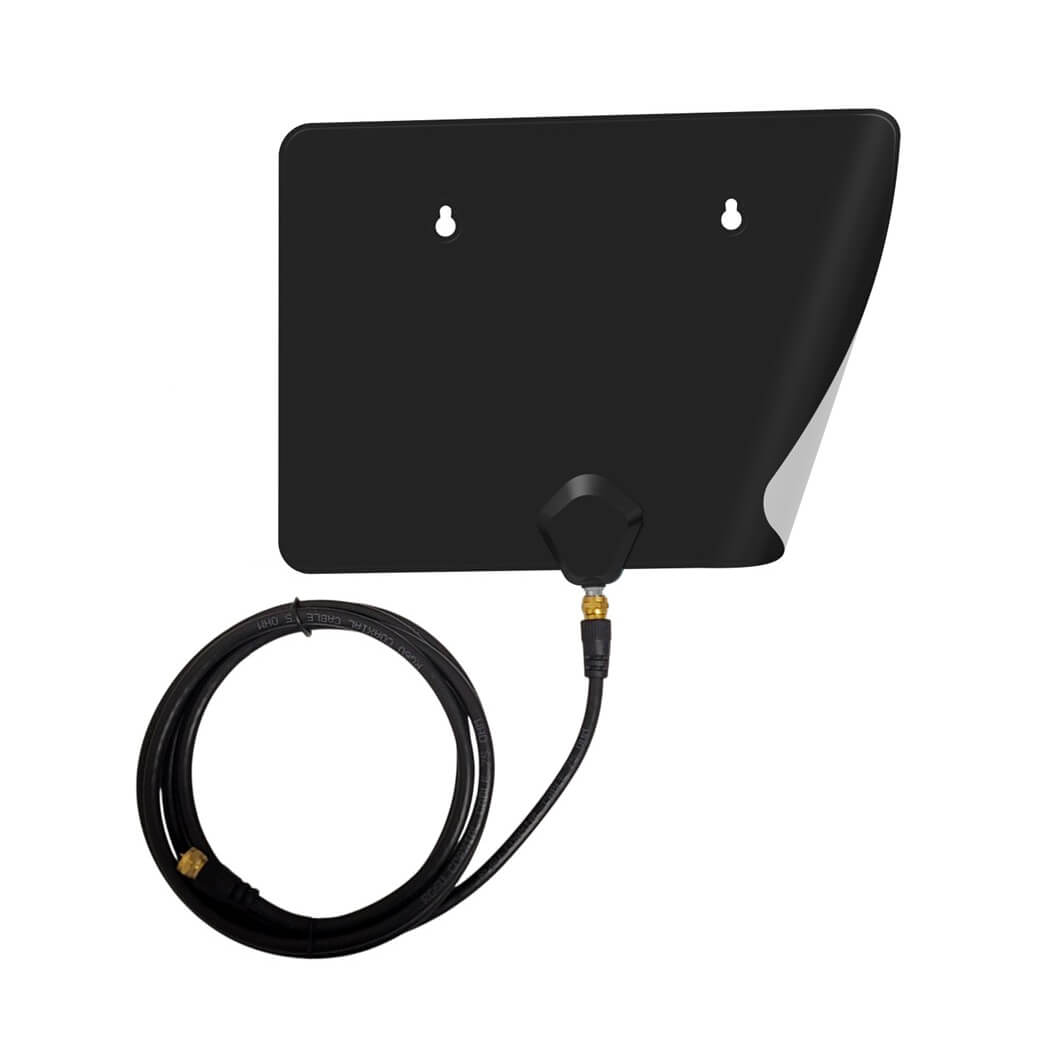 45 Miles Indoor Dual-Color HDTV Antenna with Detached Cable