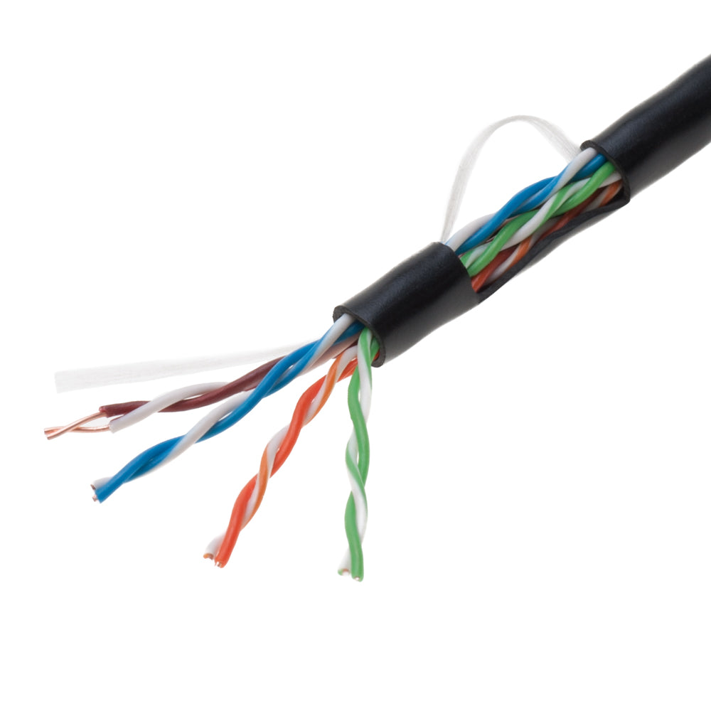 500FT UTP CAT5e Ethernet Bulk Cable, 24 AWG Solid CCA Wire, Pull Box, SatMaximum-test