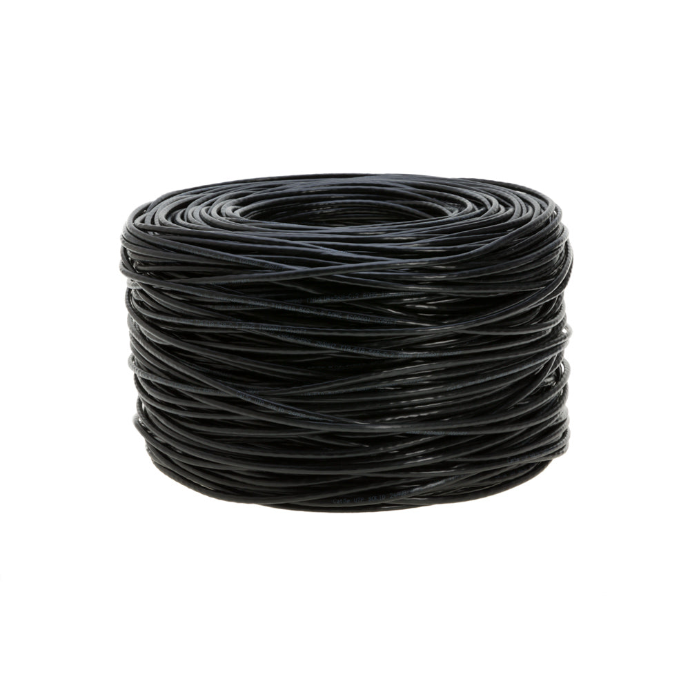 500FT UTP CAT5e Ethernet Bulk Cable, 24 AWG Solid CCA Wire, Pull Box, SatMaximum-test
