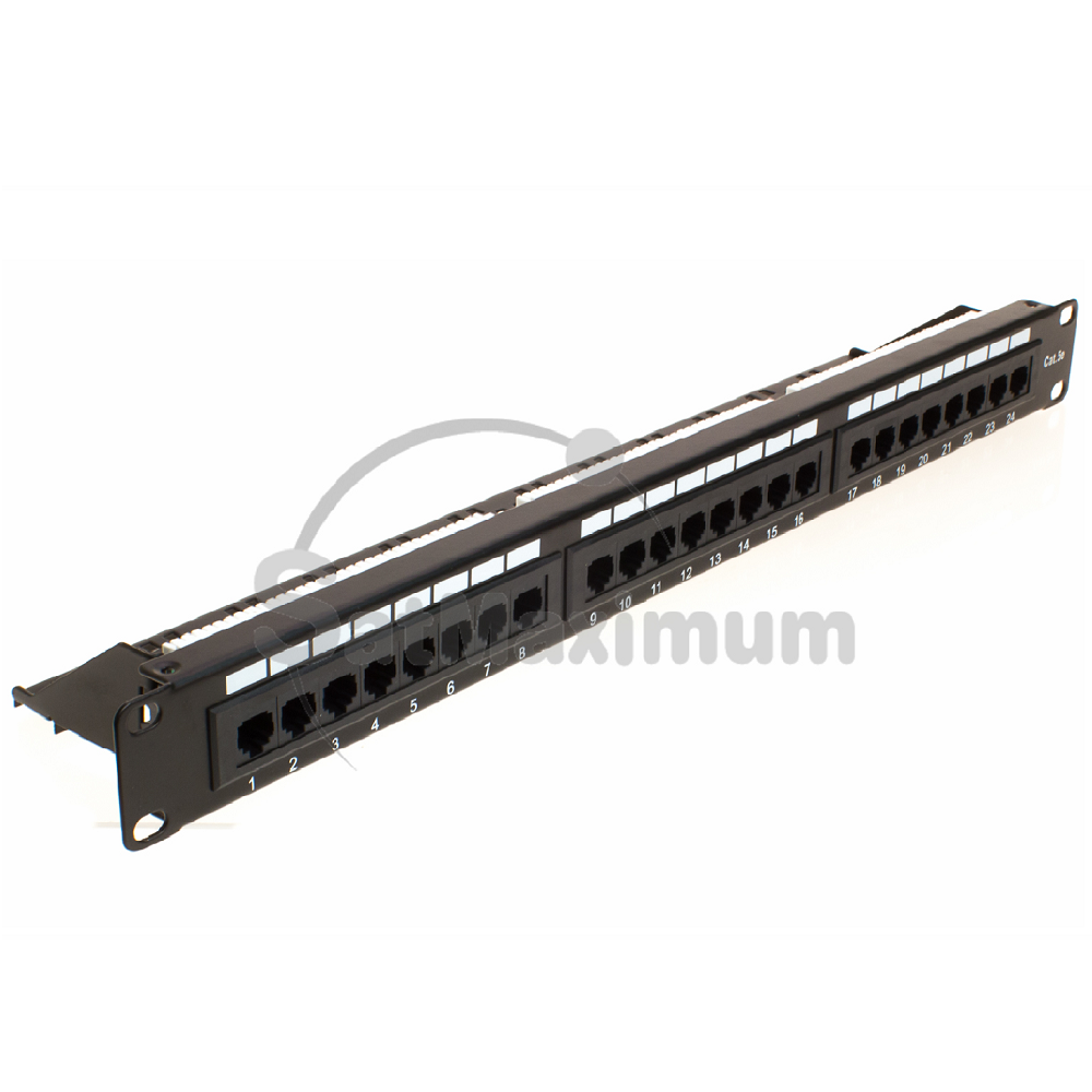 Cat5e Patch Panel,SatMaximum - 24 Ports