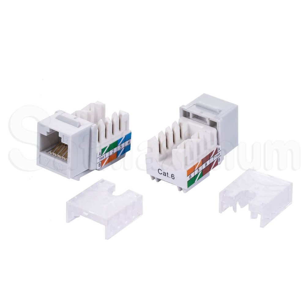 Cat6 Keystone Jack RJ45, SatMaximum