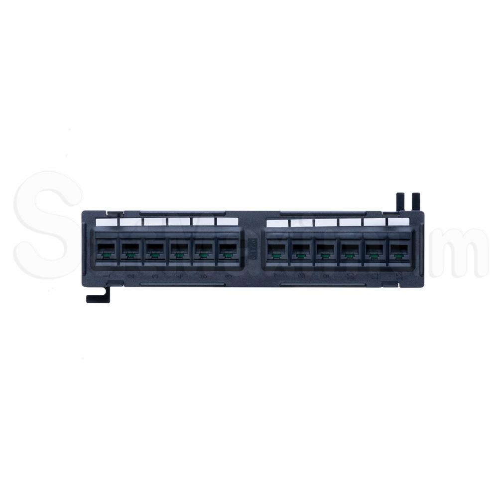 Cat6 Patch Panel, SatMaximum - 12 ports