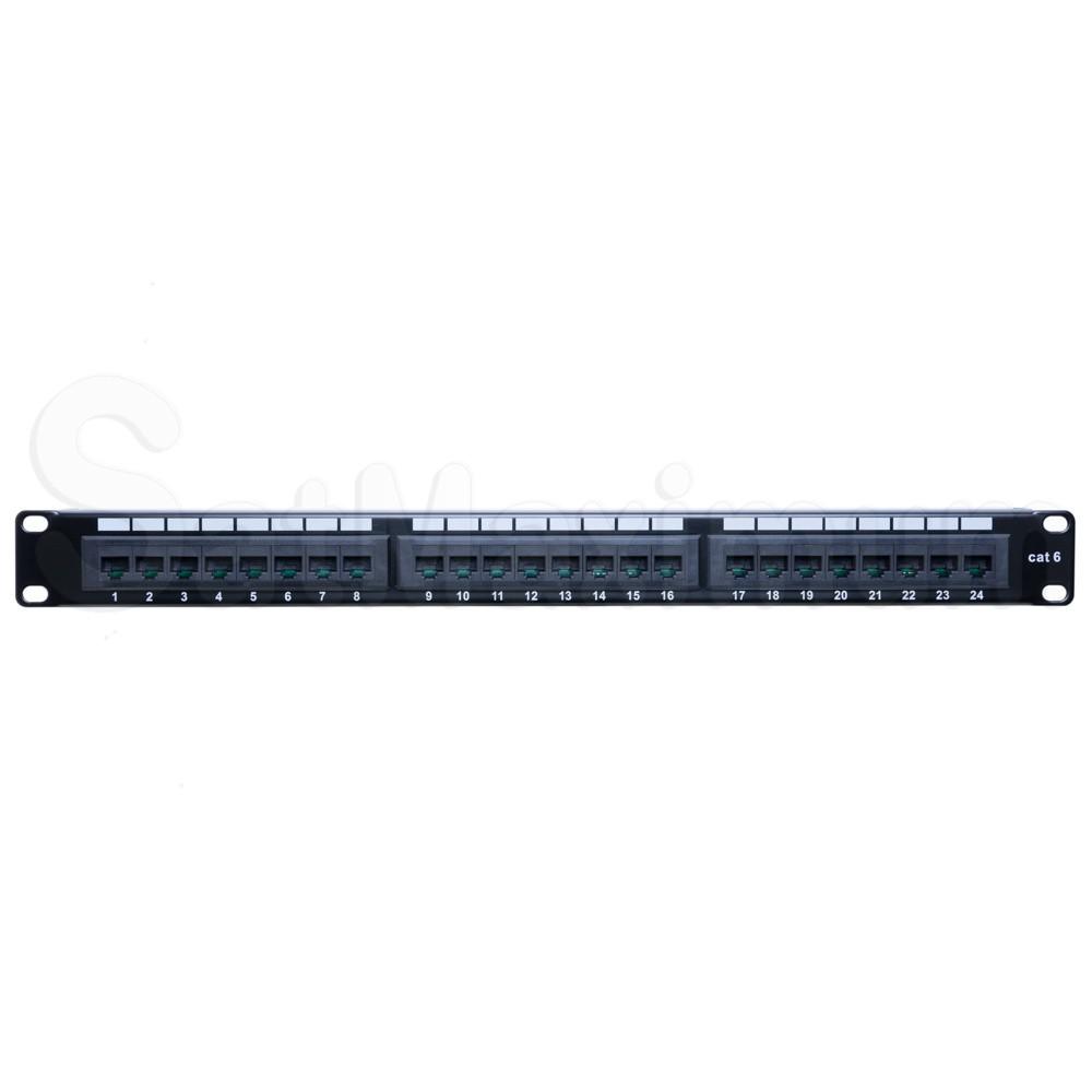 Cat6 Patch Panel, SatMaximum - 24 ports