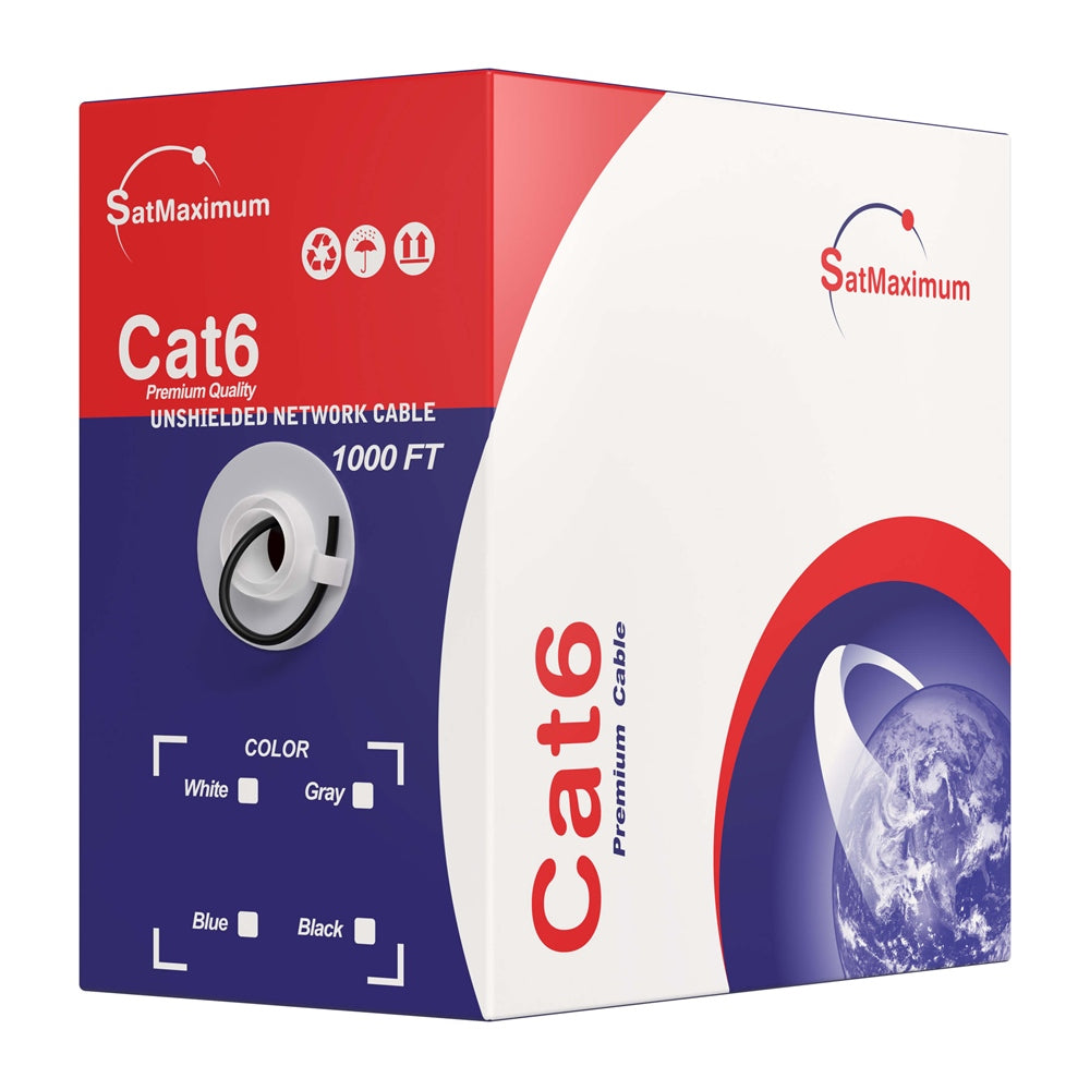 Cat6 Riser 1000ft Black Box