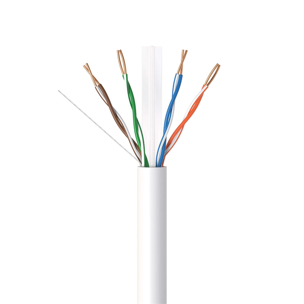 Cat6 Riser 1000ft White Vertical