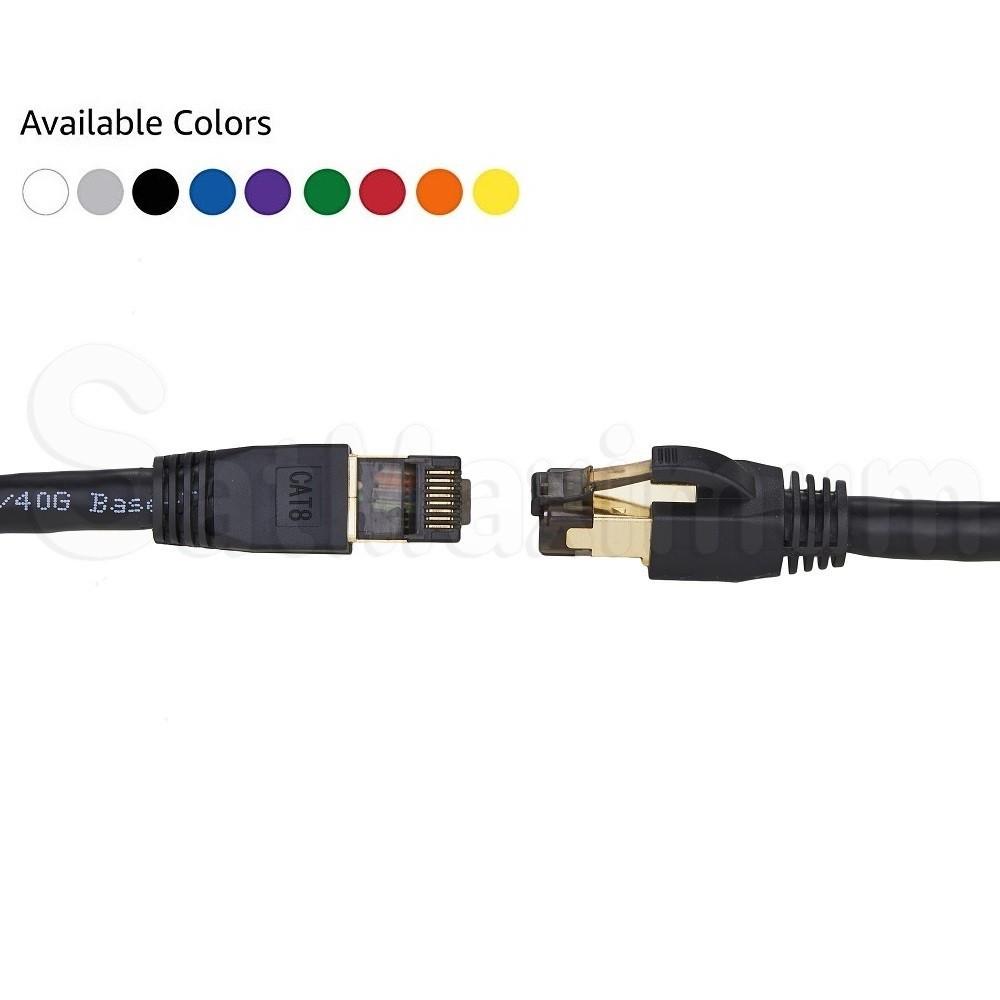 SFTP CAT8 Ethernet Patch Cable, SatMaximum