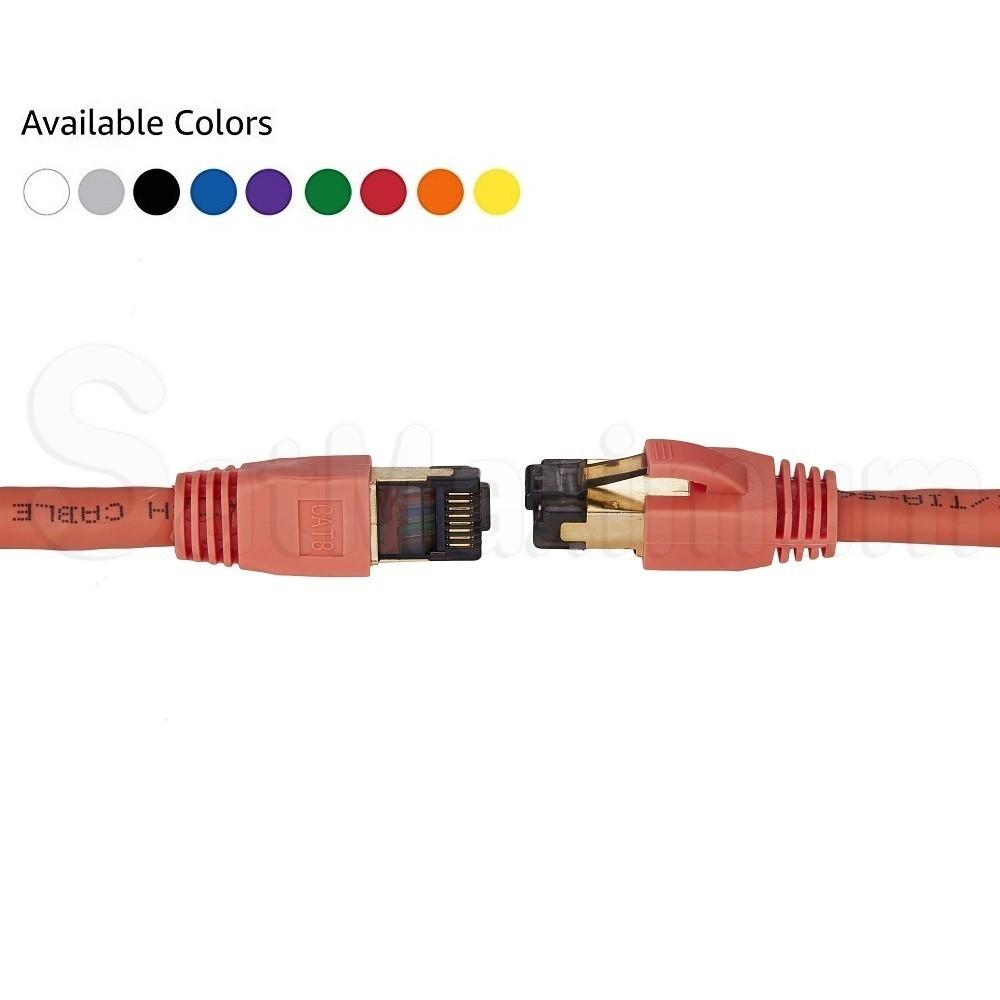SFTP CAT8 Ethernet Patch Cable, SatMaximum