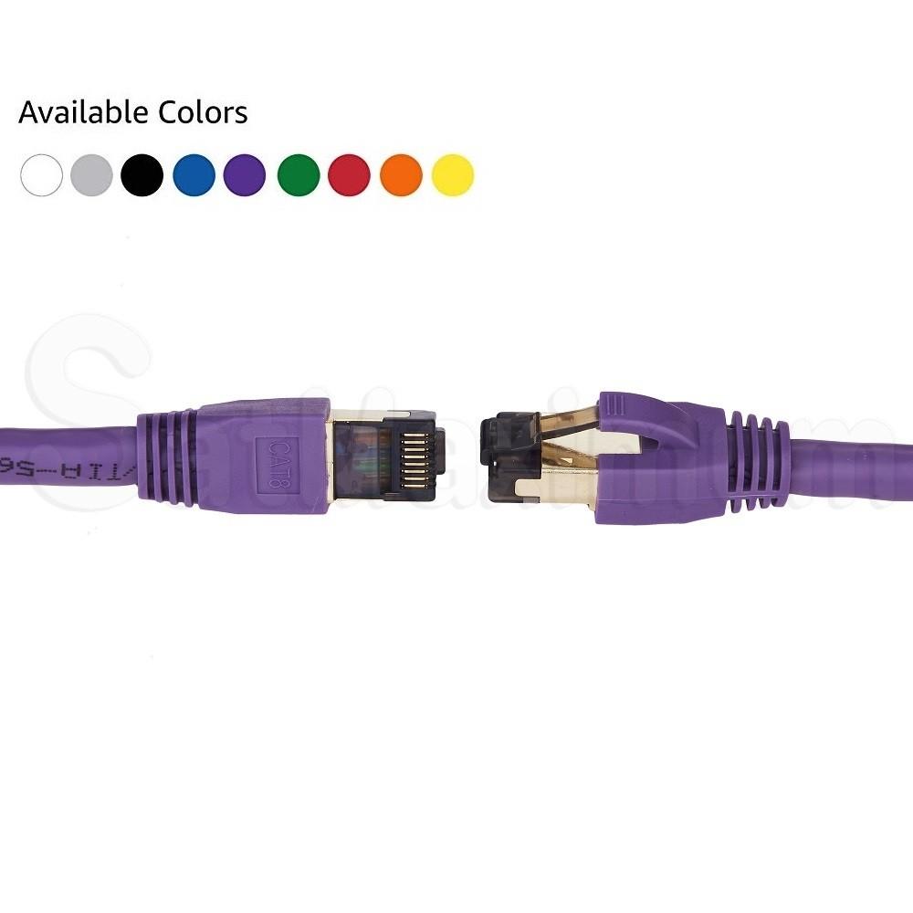 SFTP CAT8 Ethernet Patch Cable, SatMaximum