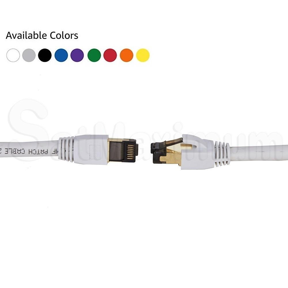 SFTP CAT8 Ethernet Patch Cable, SatMaximum
