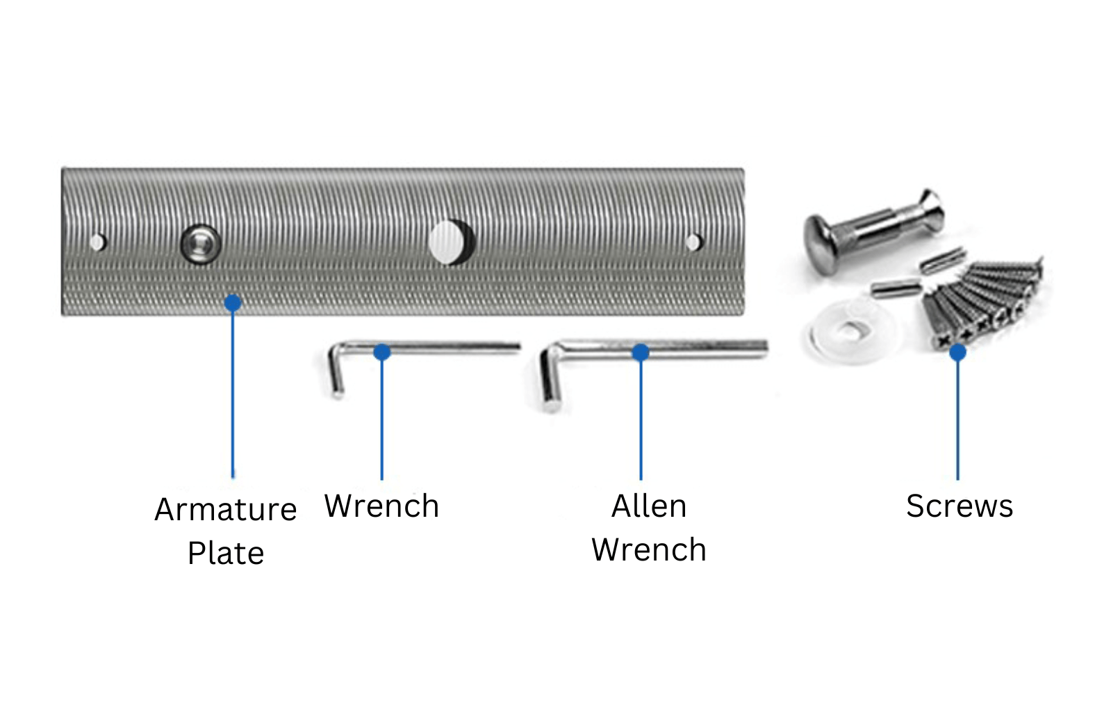Magnetic Lock with LED Indicators 600lb Holding Force, 12V, 400mA Secure Access