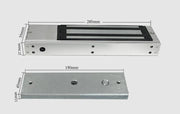 Magnetic Lock with LED Indicators 800lb Holding Force, 12V, 400mA Secure Access