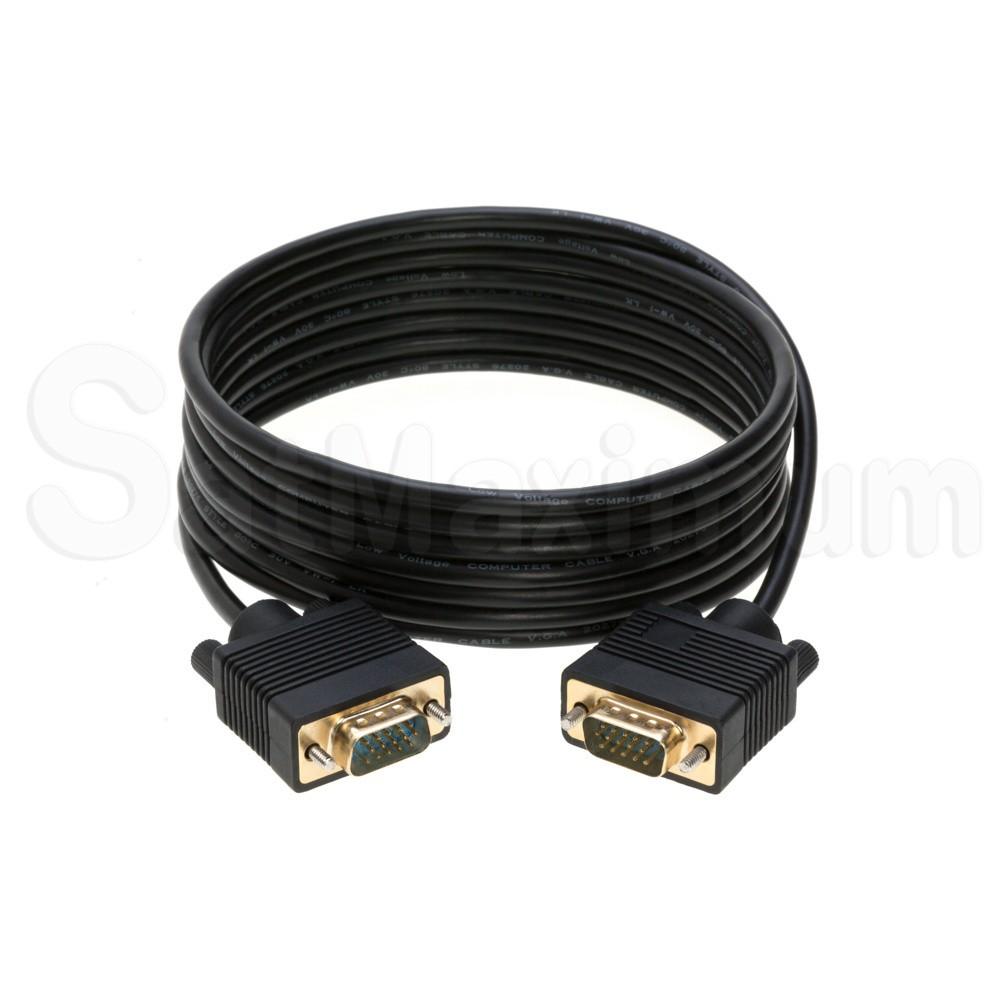 SVGA Male to Male Monitor Cable, Gold Plated 15FT