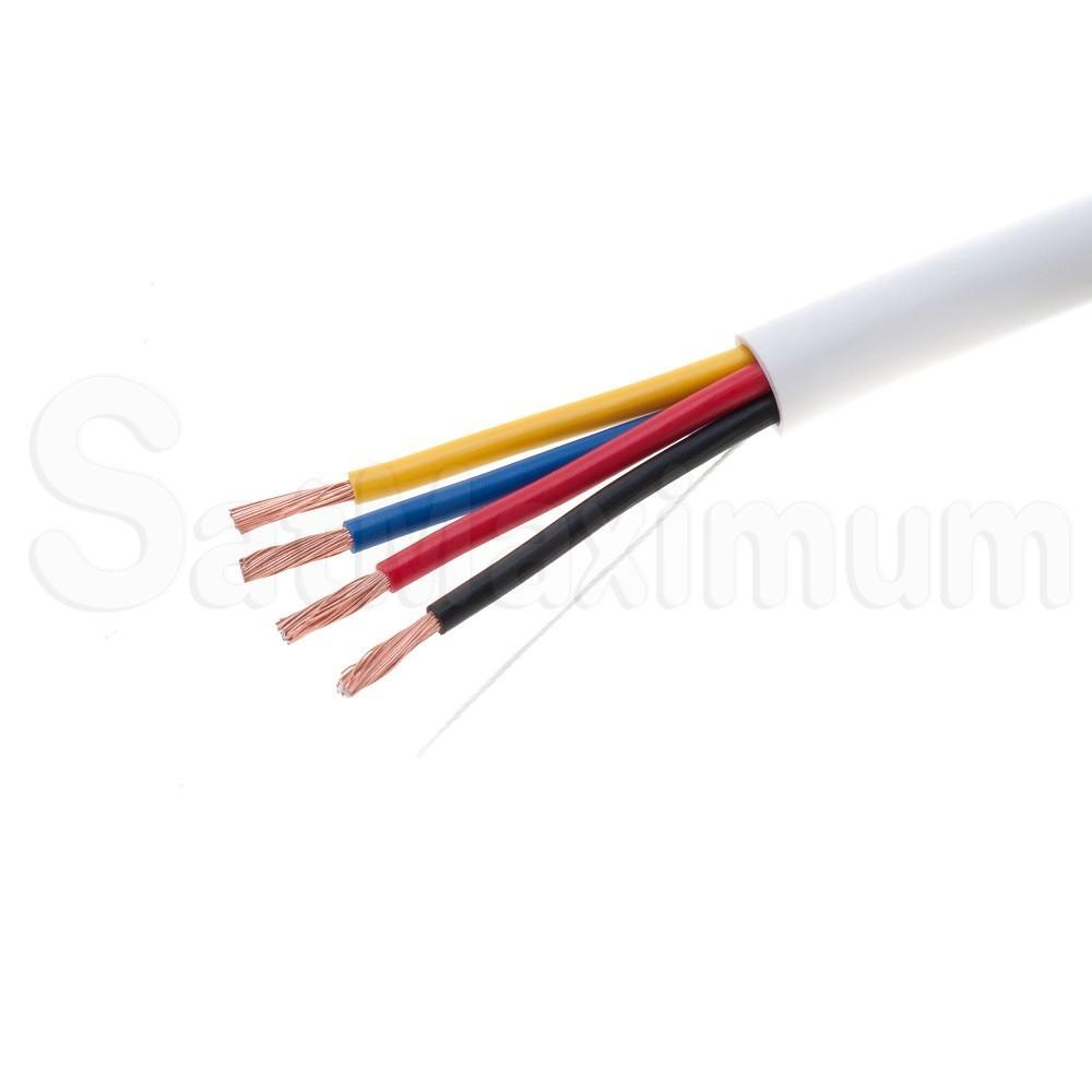 Stranded Alarm Cable Control Security Burglar Station Wire, SatMaximum - 18/4 ,500ft