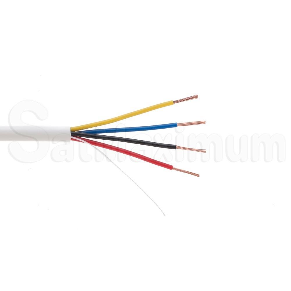 Stranded Alarm Cable Control Security Burglar Station Wire, SatMaximum - 22/4 ,1000ft