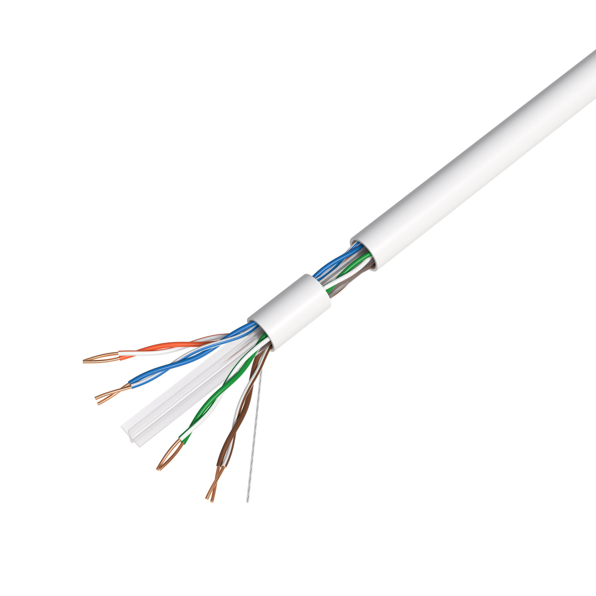 1000FT UTP Copper CAT6 Cable, Bulk wire, PoE, PoE+, PoE++, SatMaximum