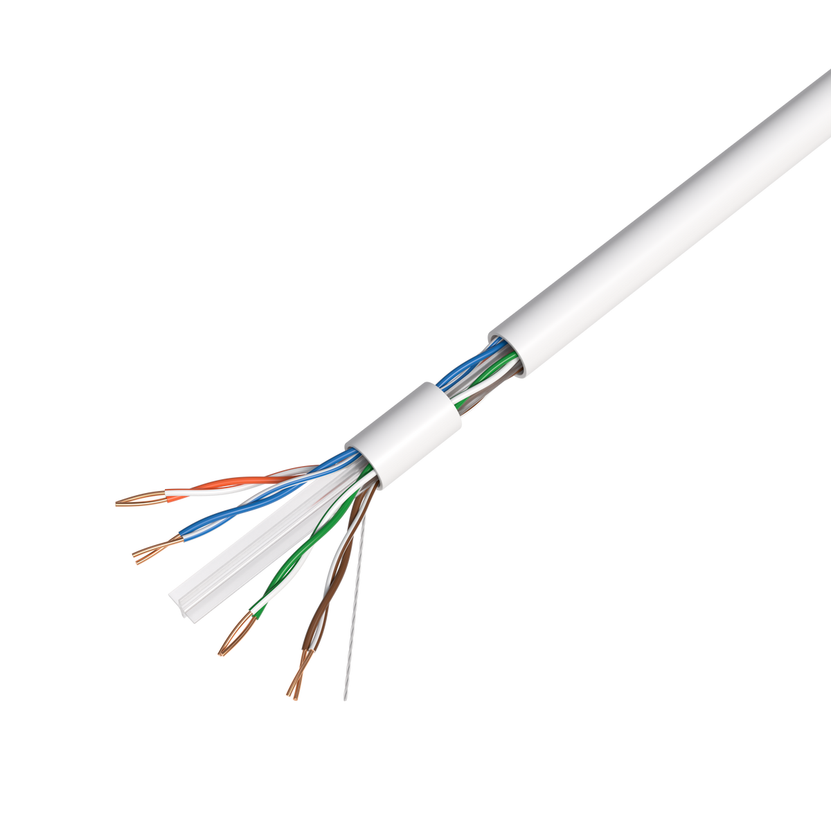 1000FT UTP Copper CAT6 Cable, Bulk wire, PoE, PoE+, PoE++, SatMaximum