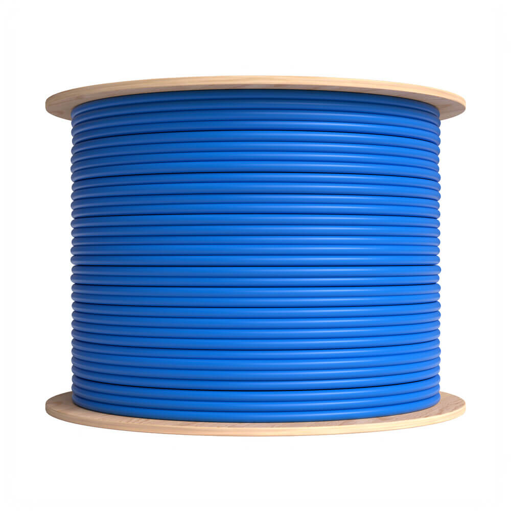 1000 ft CAT6A UTP Bulk Ethernet Cable – 23 AWG Solid Copper, PoE/PoE+/PoE++