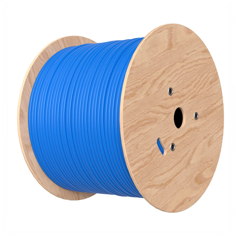 1000 ft CAT6A UTP Bulk Ethernet Cable – 23 AWG Solid Copper, PoE/PoE+/PoE++