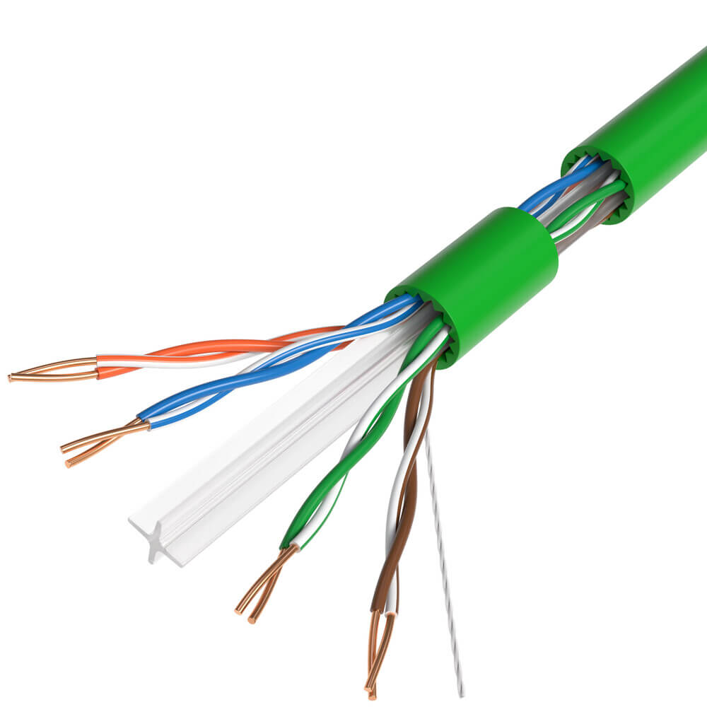 1000 ft CAT6A UTP Bulk Ethernet Cable – 23 AWG Solid Copper, PoE/PoE+/PoE++