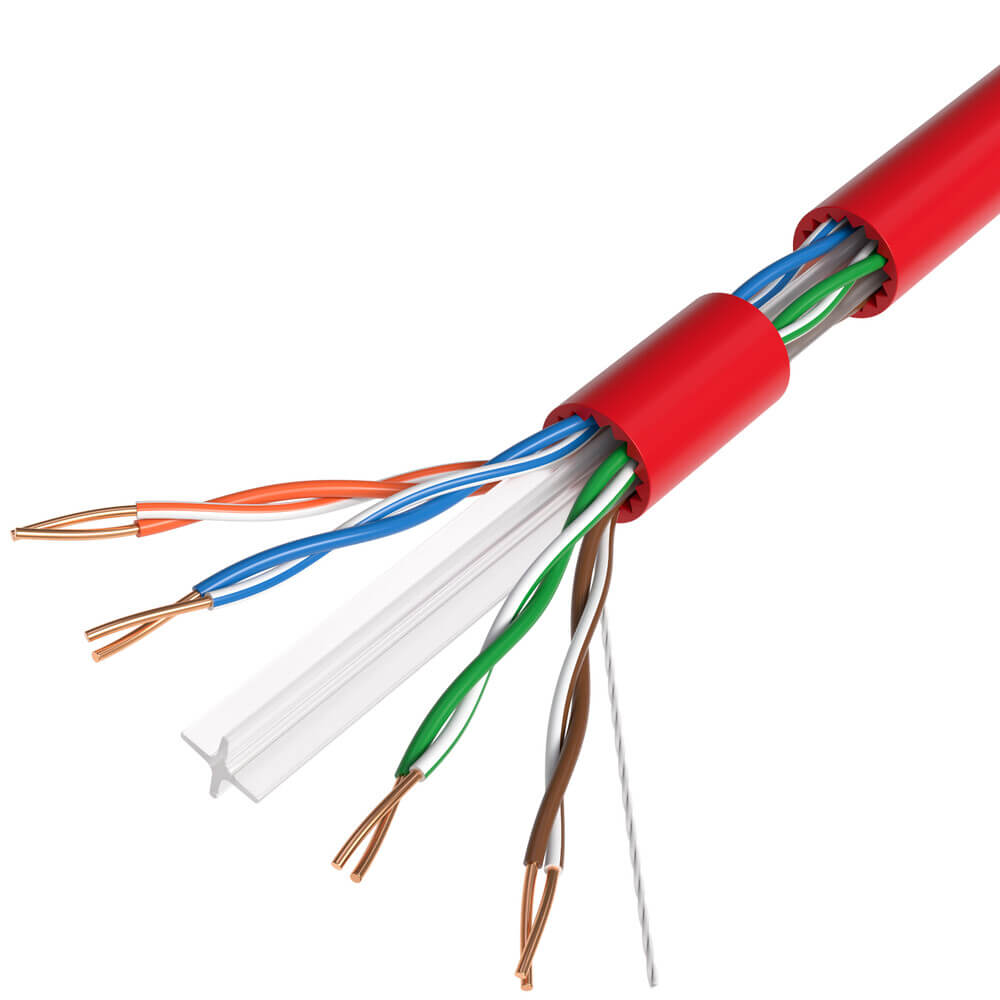 1000 ft CAT6A UTP Bulk Ethernet Cable – 23 AWG Solid Copper, PoE/PoE+/PoE++