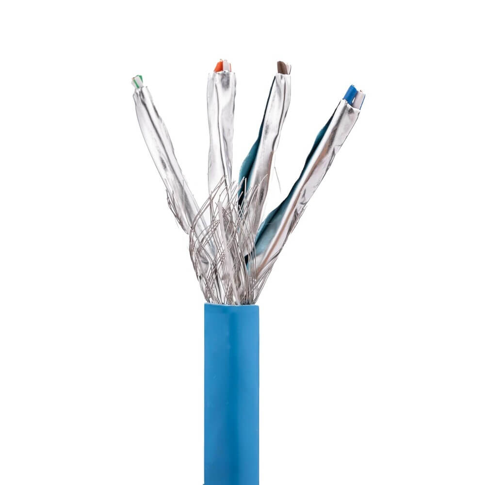 500 ft CAT7 S/FTP Bulk Ethernet Cable – Solid Copper, ETL, PoE/PoE+/PoE++