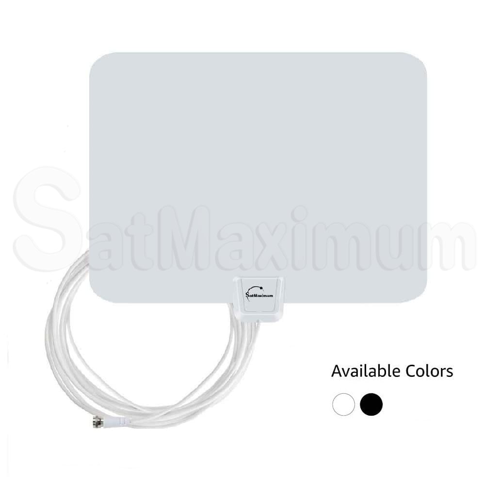 Long Range HDTV Indoor Flat Antenna White
