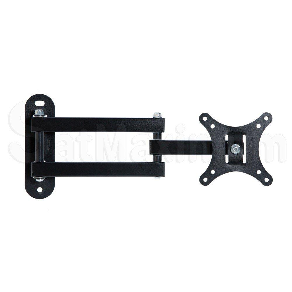 LCD Monitor TV Wall Mount Articulating Arm Bracket for most 13-27" VESA 75/100mm 