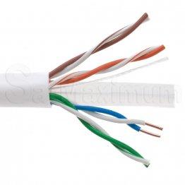       1000 FT CAT6 UTP solid Network Ethernet LAN Cable,Bulk wire, SatMaximum  - White