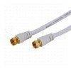 RG6 Coaxial Extension Cable with F-Connectors for Satellite Dish TV VCR VIDEO Antenna, SatMaximum