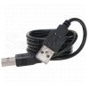 USB 2.0 type A male to A male Cable, Black