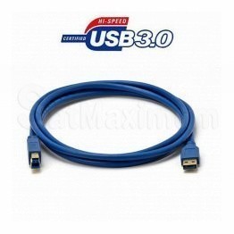 USB 3.0 type A male to B male Cable, Blue