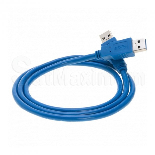 USB 3.0 type A male to A male Cable, Blue