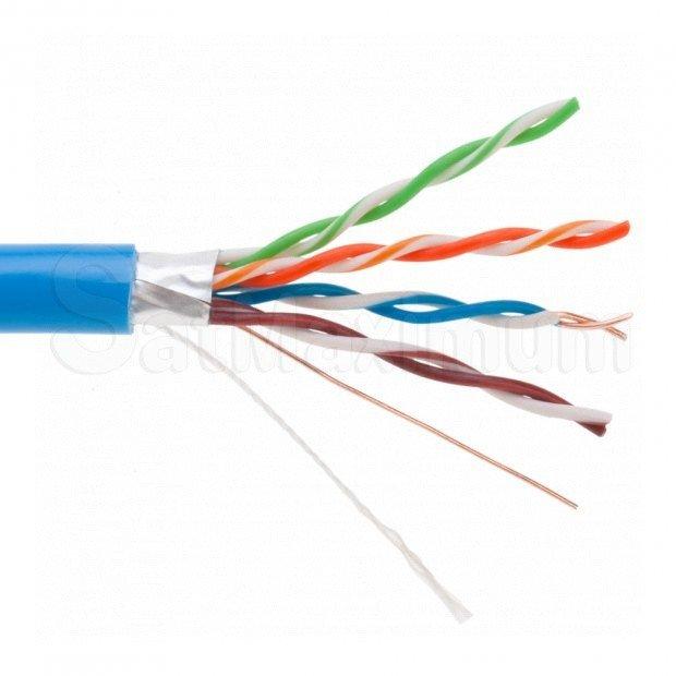 1000FT CAT5e FTP solid CCA Network Ethernet LAN Cable, Bulk wire, SatMaximum