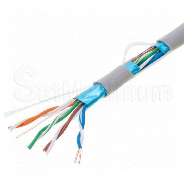 1000FT CAT5e FTP solid CCA Network Ethernet LAN Cable, Bulk wire, SatMaximum