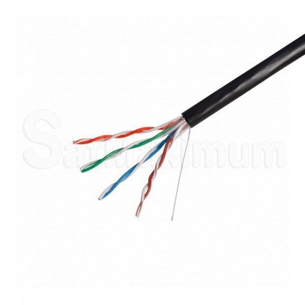 OUTDOOR Cat5 Bulk Cable 500ft 1000ft UTP FTP Ethernet Solid CAT5e Direct Burial 