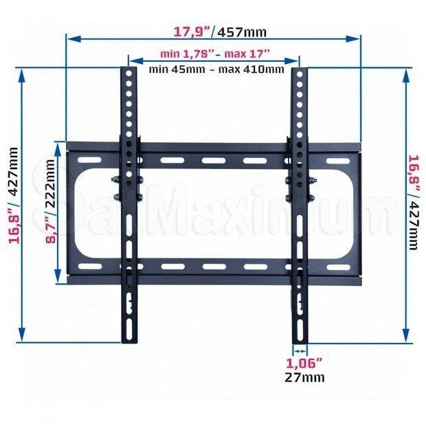 Flat TV Wall Mount for 32-55 Inch, Tilt,LED,LCD, Plasma Vesa 400x400mm
