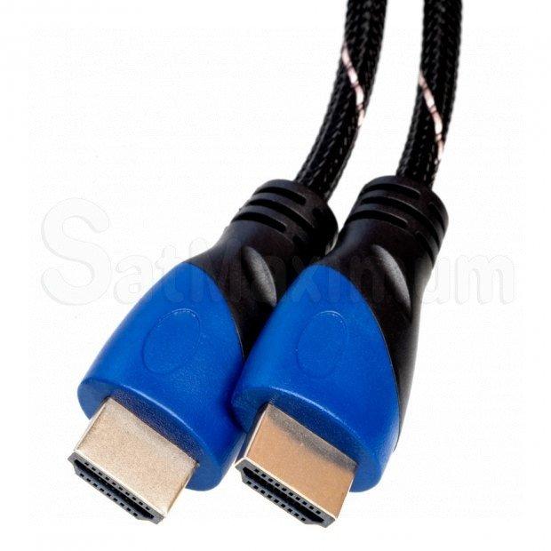 Mesh-Braided HDMI Cable High-Speed Ethernet Male to Male,SatMaximum
